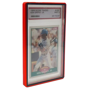 EvoRetro Magnetic Case bumper for PSA slab Graded Card Red 