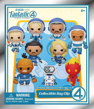 Fantastic Four Movie 3D Foam Bag Clips 