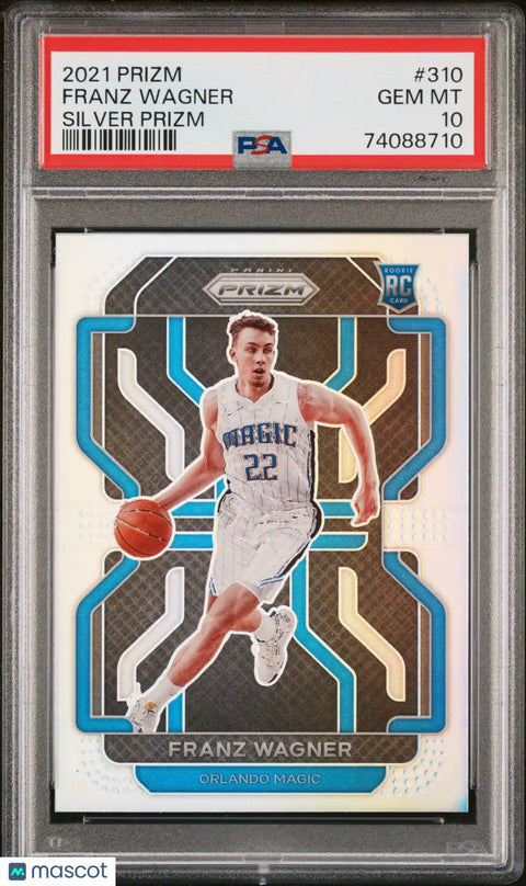 Franz Wagner Silver Prizm RC Rookie PSA 10 2021-22 21-22 Panini Prizm