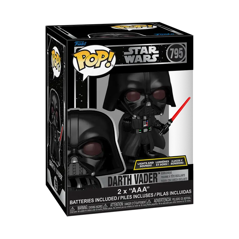 Funko POP! Lights and Sounds Darth Vader with Lightsaber 