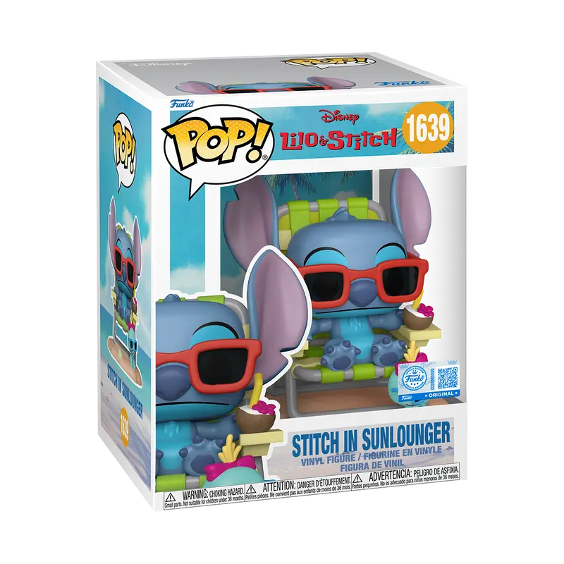 Funko POP! Premium Stitch in Sunlounger 