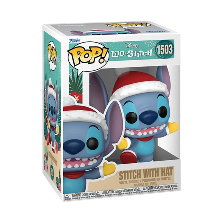 Funko POP! Stitch With Santa Hat 