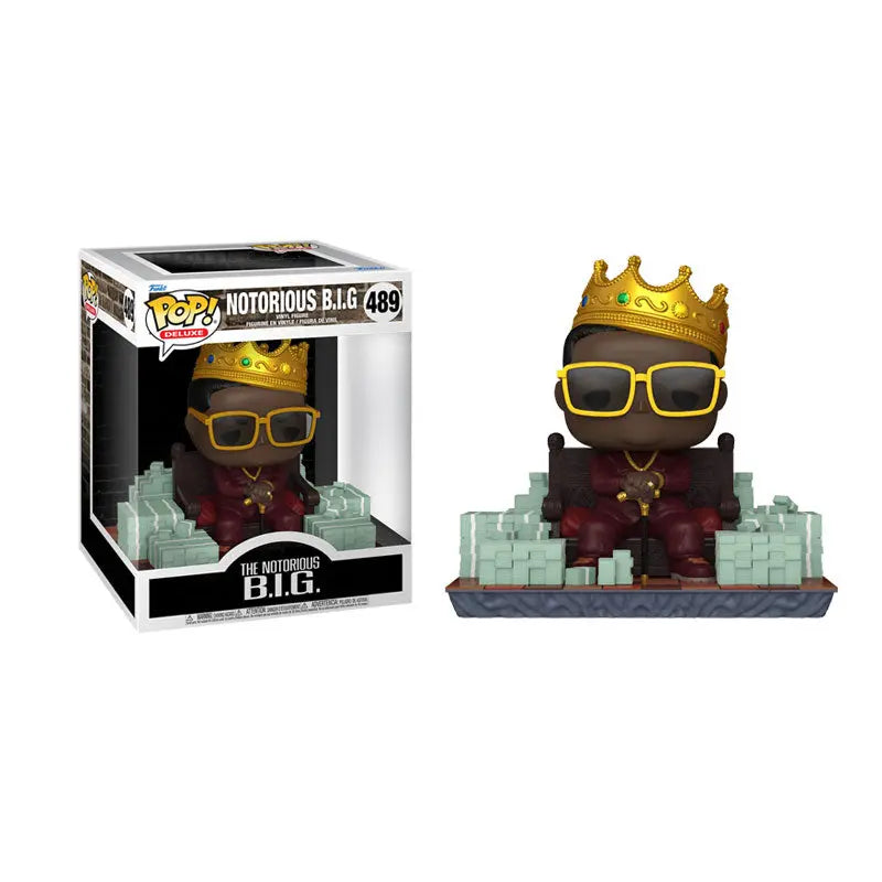 Funko Pop Deluxe: Notorious B.I.G. with Crown & Throne 
