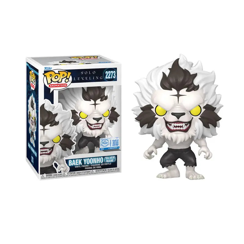 Funko Pop! Anime: Solo Leveling - Baek Yoonho Silvermane Figure 