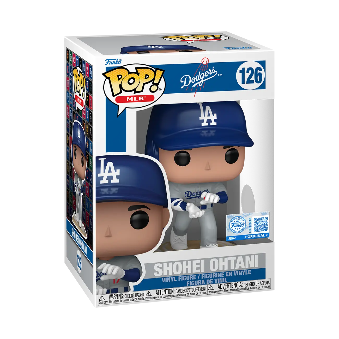 Funko Pop! MLB Dodgers Shohei Ohtani (New Pose) Collectible Figure 