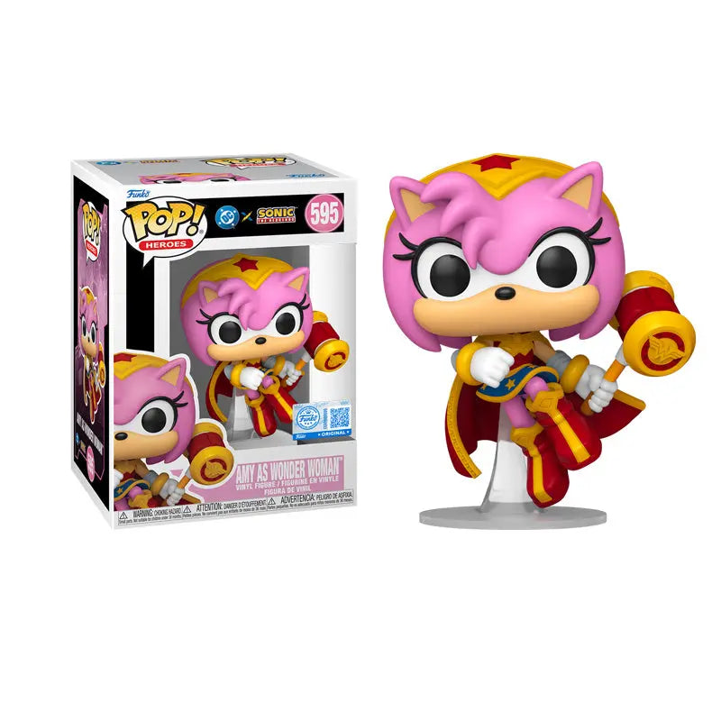 Funko Pop! Sonic x Justice League: Amy as Wonder Woman Vinyl Figure 