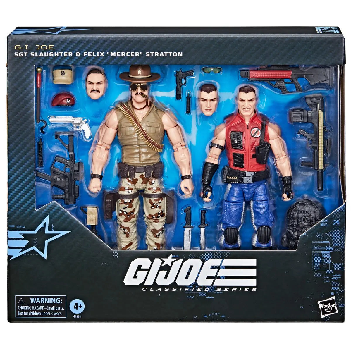 G.I. Joe Classified Series #173 Sgt Slaughter & Felix Mercer Stratton 6-Inch Action Figures 2-Pack 
