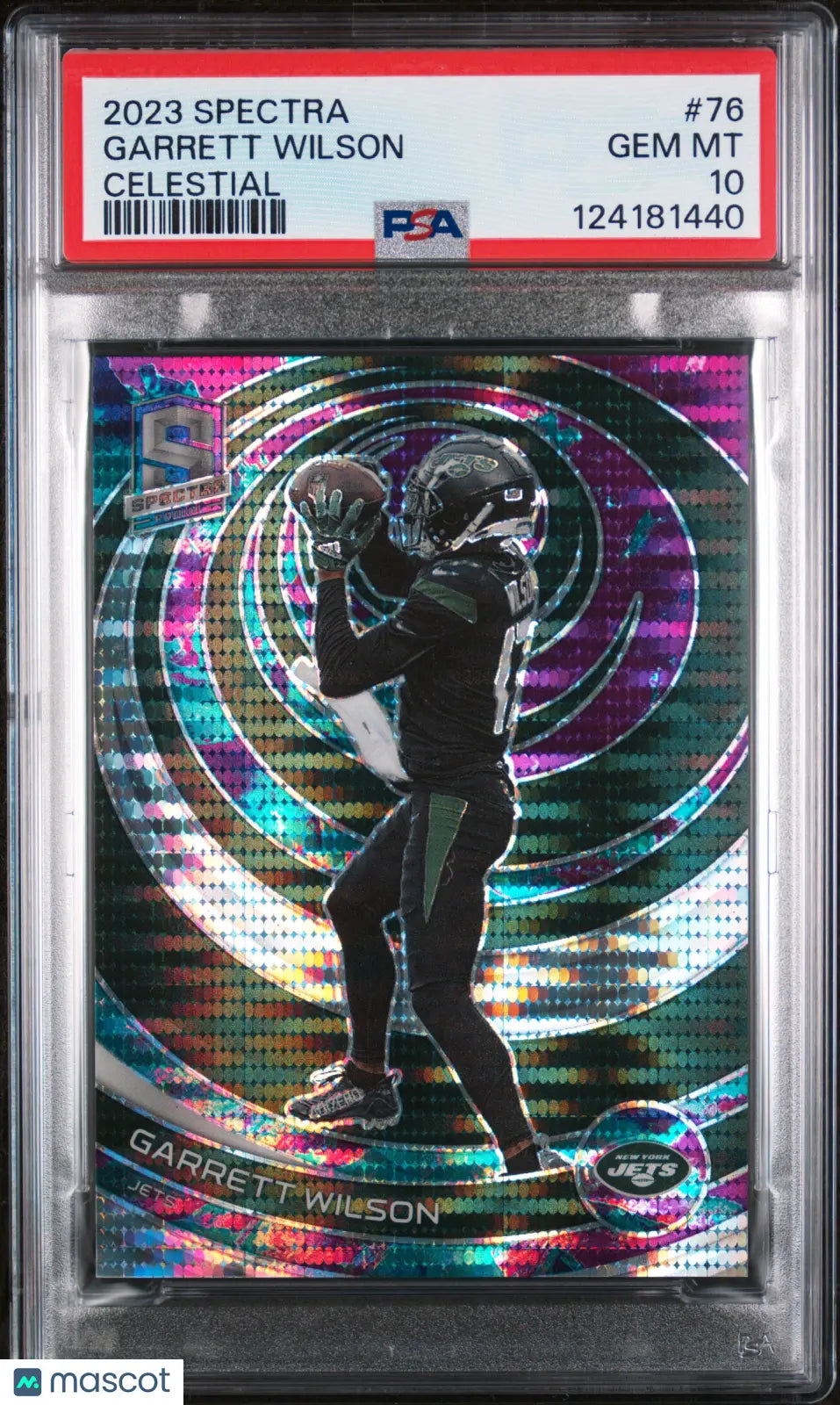 Garrett Wilson RC Rookie Celestial PSA 10 2023 Panini Spectra 