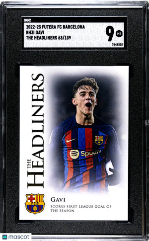 Gavi /139 Headliners Futera SGC 9 FC Barcelona 2022-23 22-23 