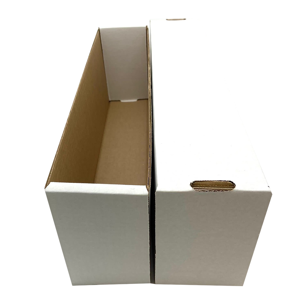 Graded Trading Cards Single Row Shoe Box Cardboard Storage For Slabs & Top Loaders 