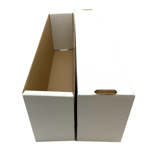 Graded Trading Cards Single Row Shoe Box Cardboard Storage For Slabs & Top Loaders 