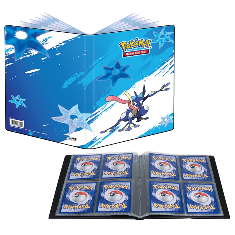 Greninja Pokemon Portfolio - 4-Pocket Card Holder for Pokemon Collection Greninja Pokemon Portfolio - 4-Pocket Card Holder for Pokemon Collection