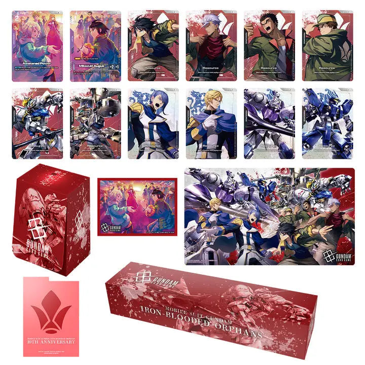 Gundam Card Game - PB02 Premium Accessory Set - Mobile Suit Gundam Iron-Blooded Orphans 