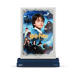 Harry Potter: Philosopher's Stone 1oz Silver Foil Movie Poster 