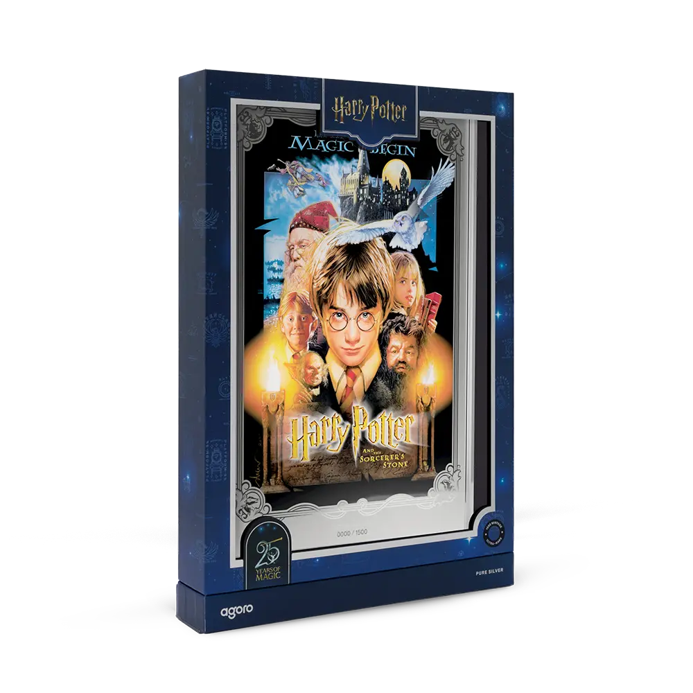 Harry Potter: Sorcerer's Stone Silver Foil Movie Poster 