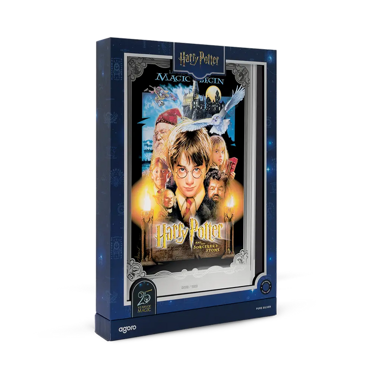 Harry Potter: Sorcerer's Stone Silver Foil Movie Poster 