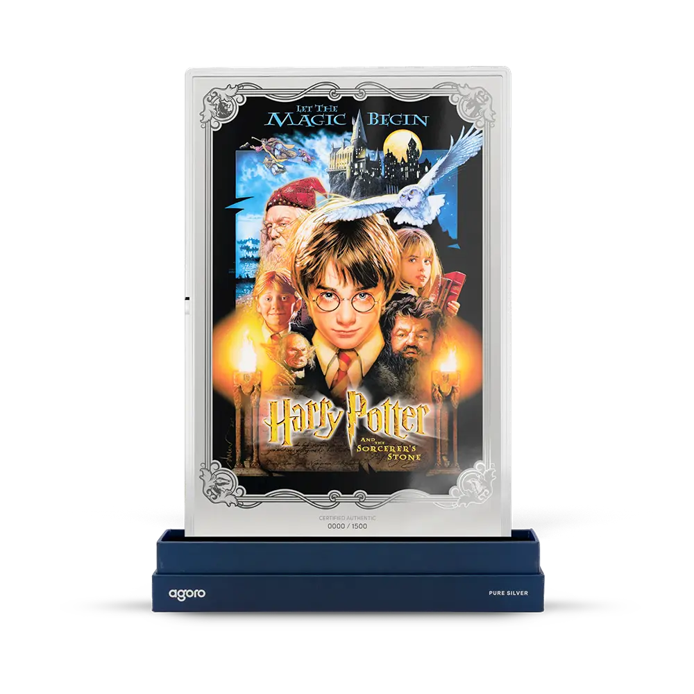 Harry Potter: Sorcerer's Stone Silver Foil Movie Poster 
