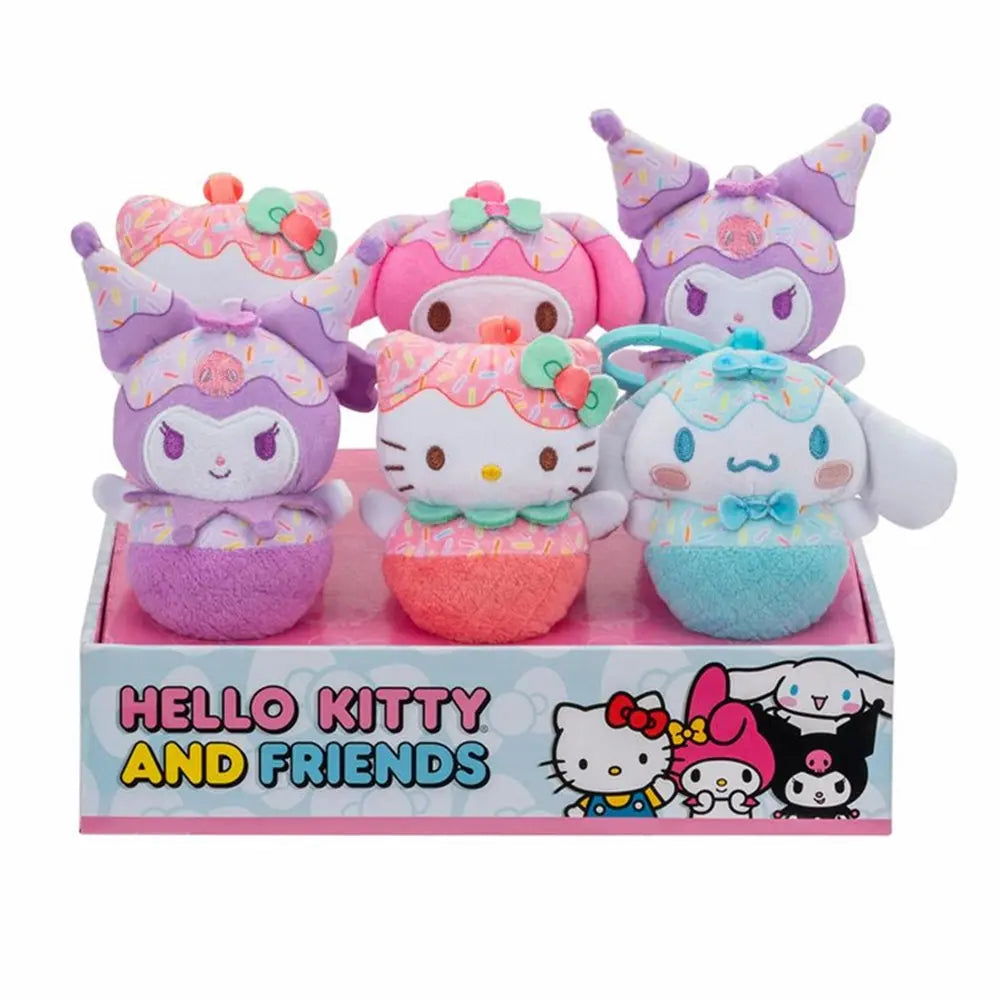 Hello Kitty Plush Clip-On Assortment (Set of 6) 