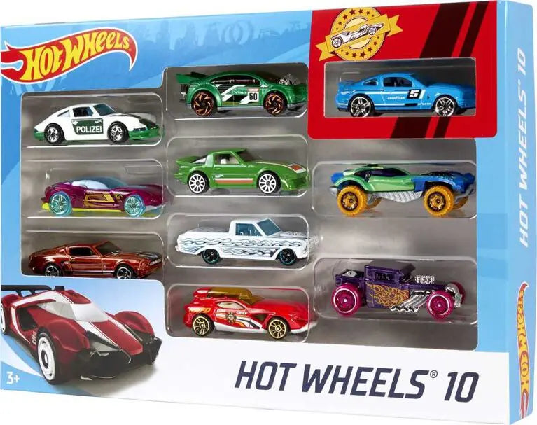 Hot Wheels - 10 Car Pack (Styles vary) 