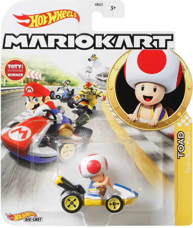 Hot Wheels Mario Kart Toad 