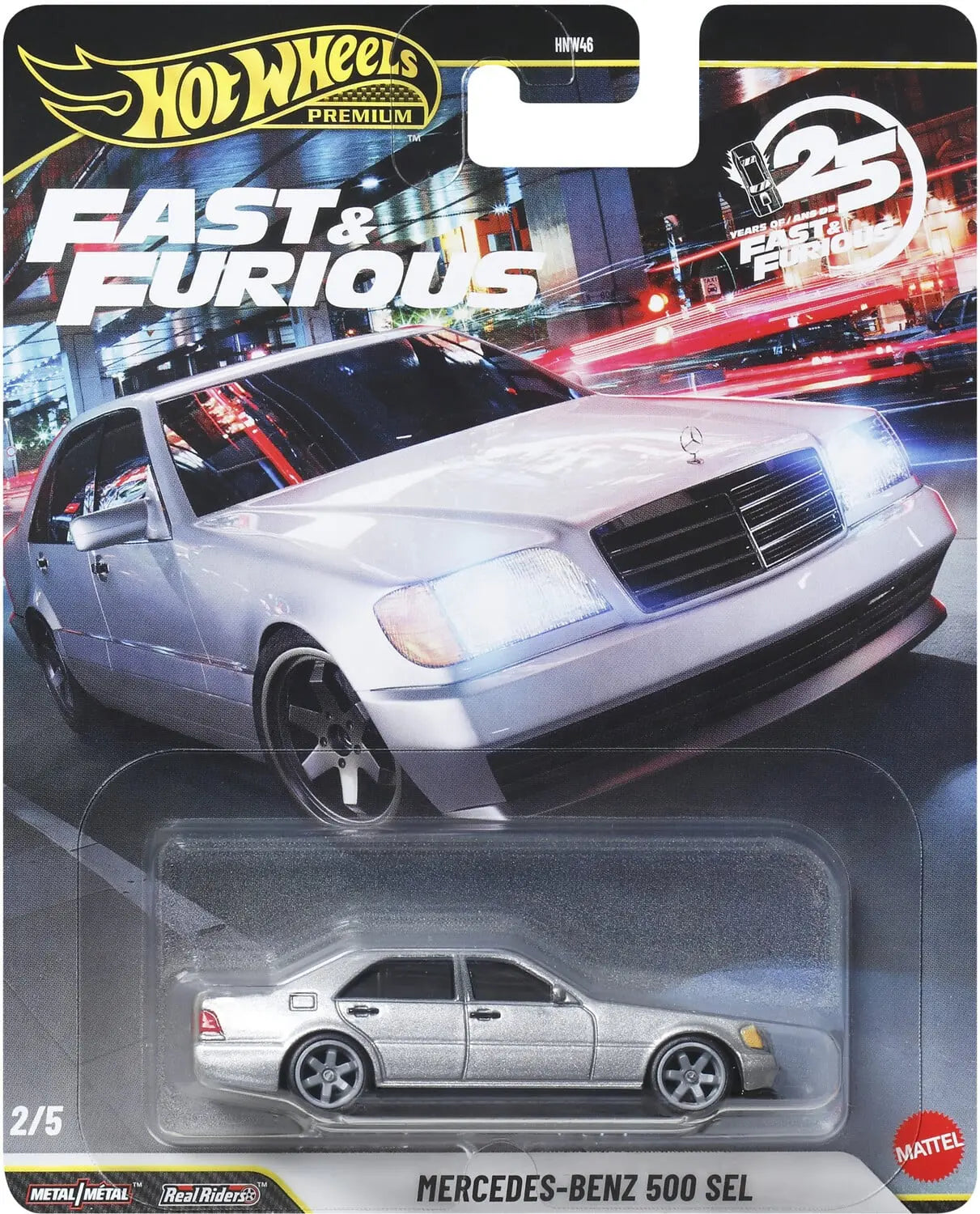 Hot Wheels Premium: Fast & Furious Mercedes-Benz 500 SEL 