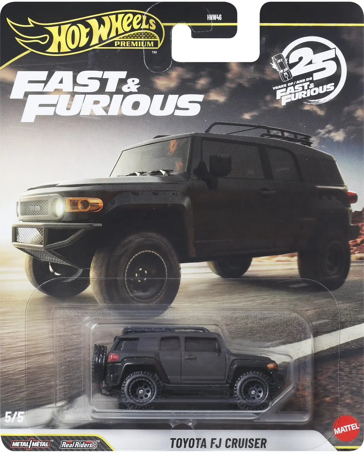 Hot Wheels Premium: Fast & Furious Toyota FJ Cruiser 