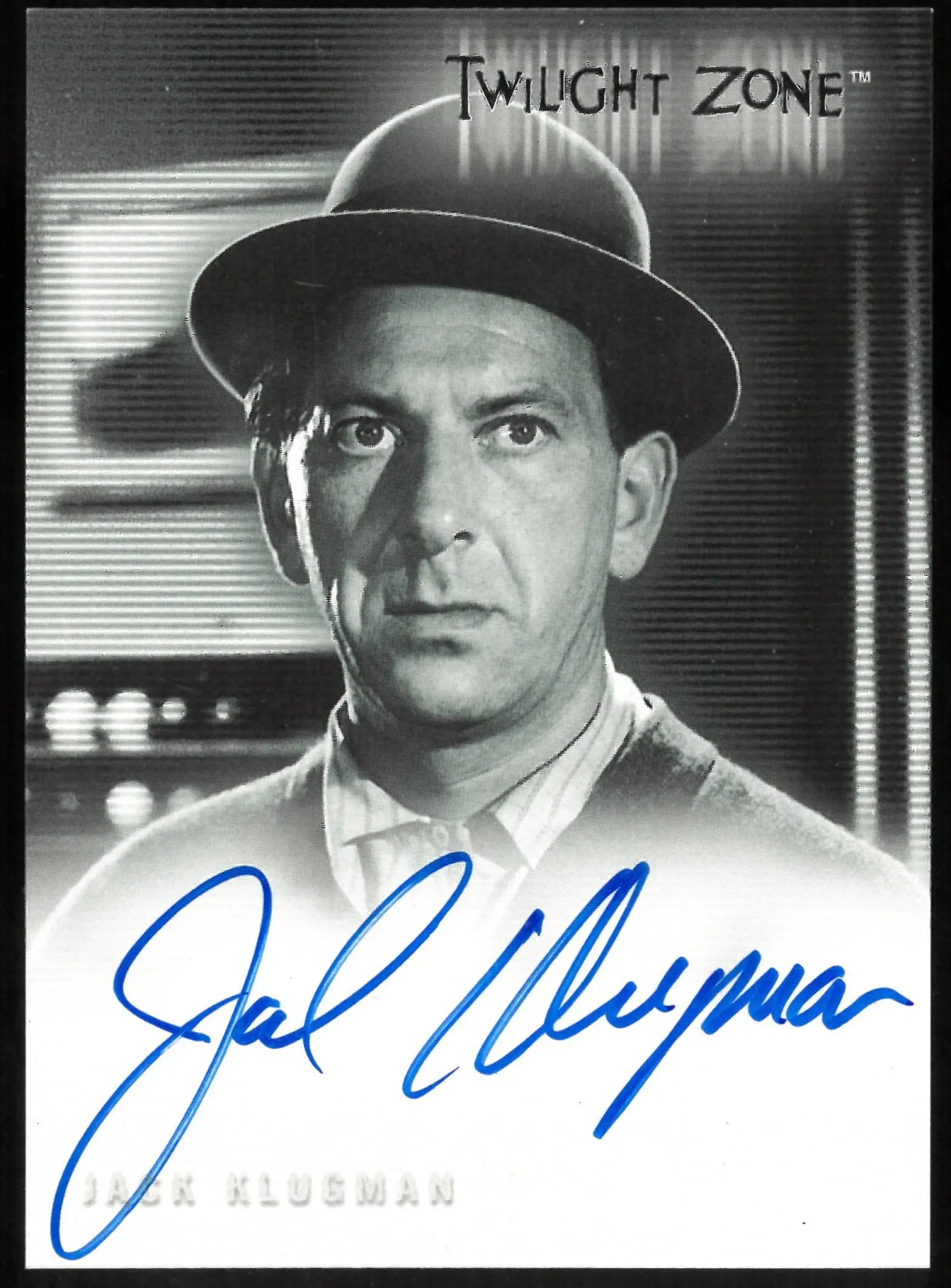 Jack Klugman As Jesse Cardiff Twilight Zone Auto Autograph #A-43 