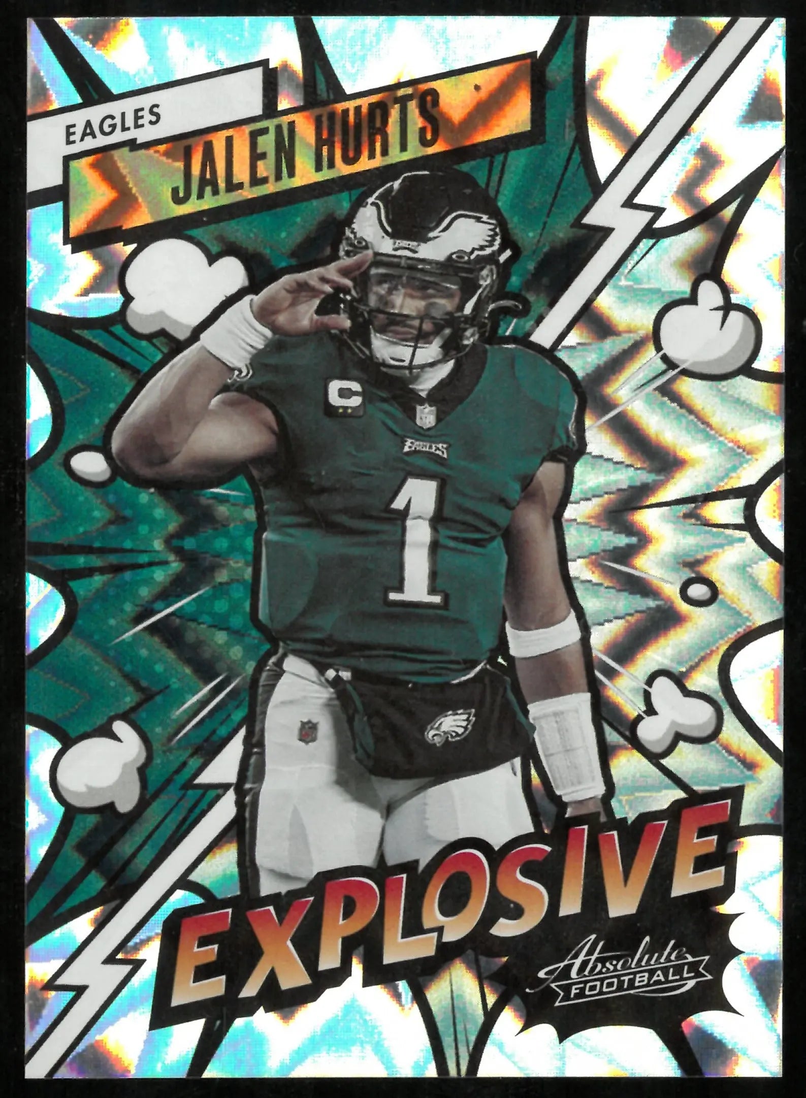 Jalen Hurts Explosive Absolute 2023 Panini SP SSP 