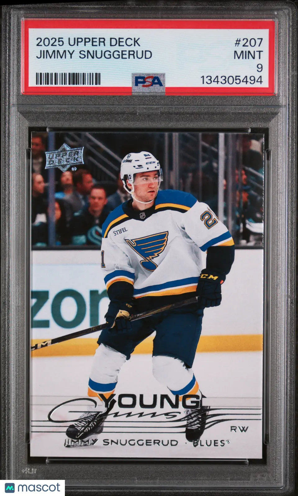 Jimmy Snuggerud RC Rookie PSA 9 2025-26 UD Upper Deck 