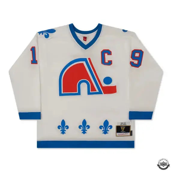 Joe Sakic Autographed Authentic 1994 Quebec Nordiques Home White Mitchell & Ness Jersey 