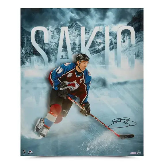Joe Sakic Autographed “Avalanche” 20X24 