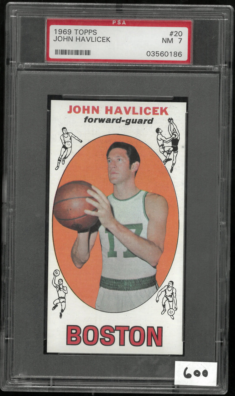 John Havlicek 1969-70 Topps #20 PSA 7 RC Rookie 