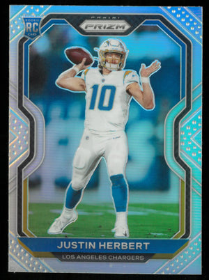 Justin Herbert Silver Prizm RC Rookie 2020 Panini Chargers 