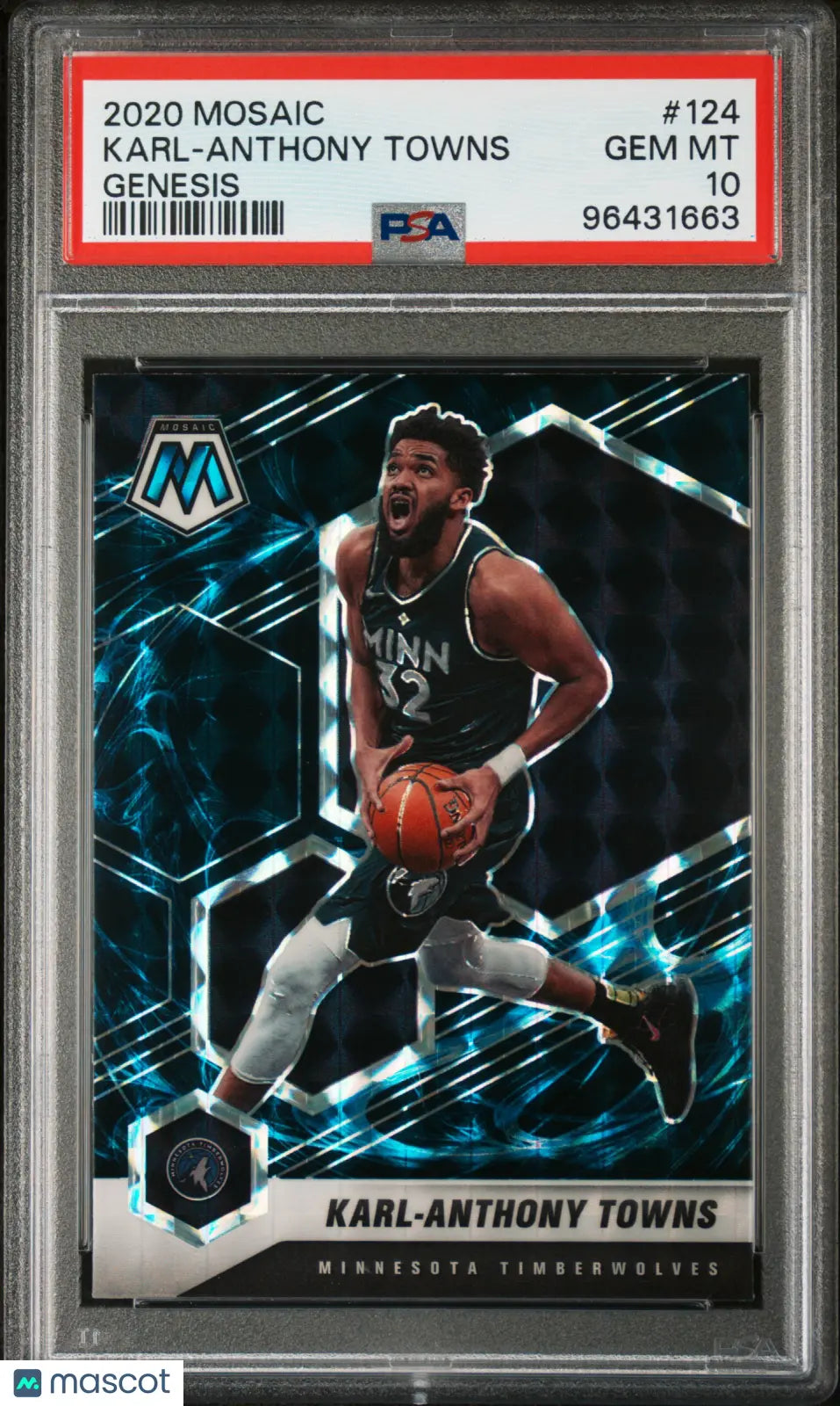 Karl-Anthony Towns PSA 10 Genesis SP SSP Mosaic 2020-21 20-21 Panini 