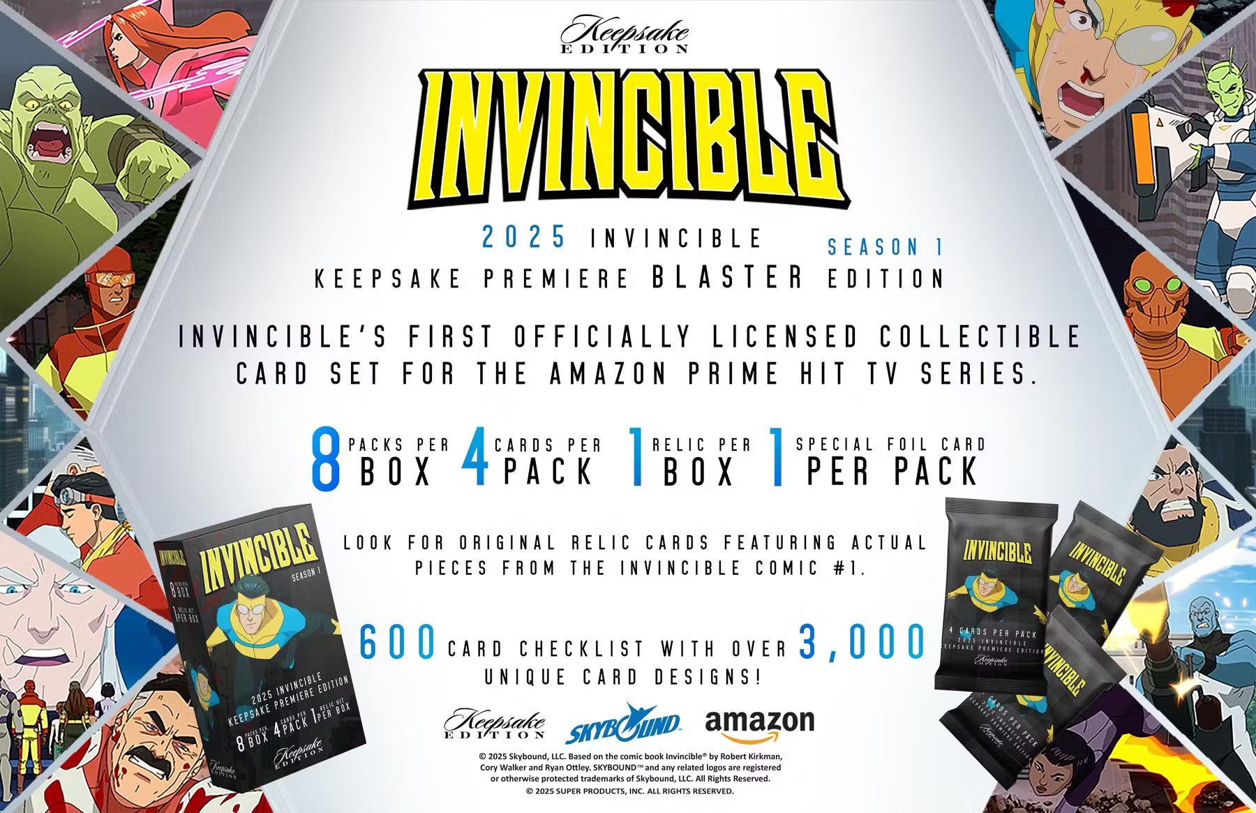 Keepsake Invincible 1st Edition Season 1 Blaster Box 
