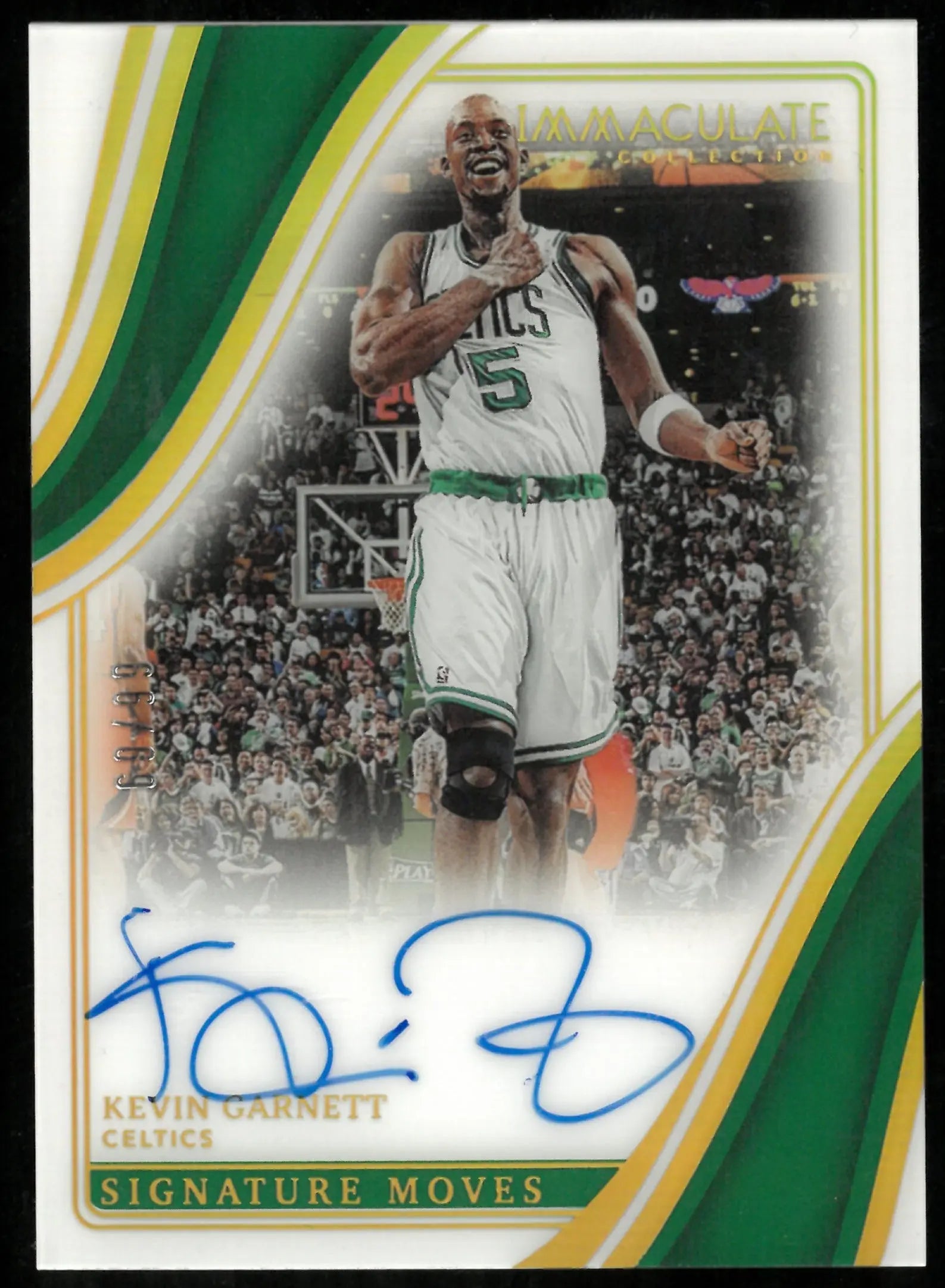 Kevin Garnett Auto /99 Immaculate Panini 2022-23 Signature Moves 