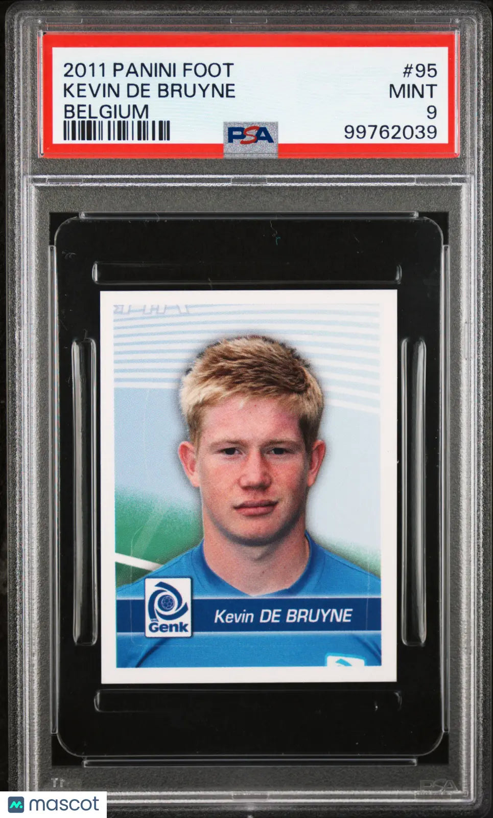 Kevin de Bruyne 2011 Panini Foot Belgium PSA 9 LOW POP RC Rookie 