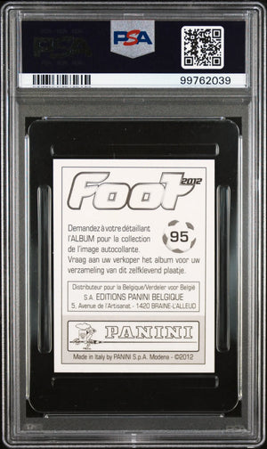 Kevin de Bruyne 2011 Panini Foot Belgium PSA 9 LOW POP RC Rookie 