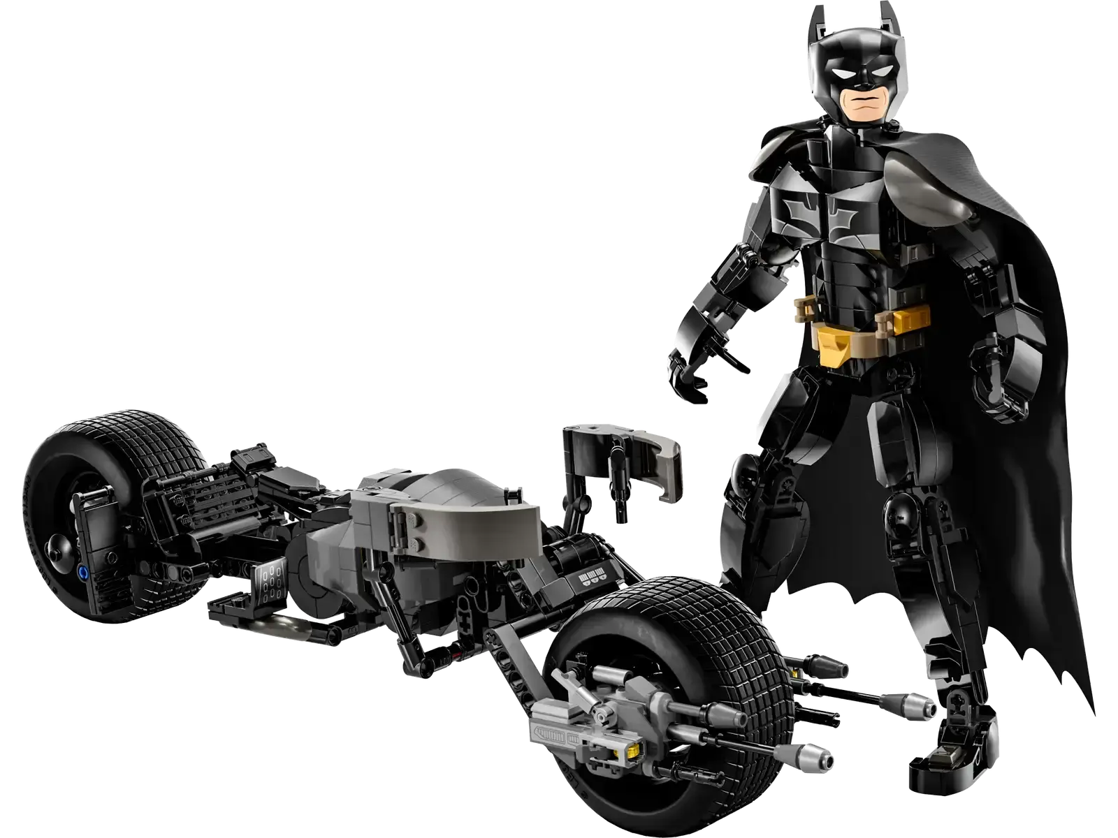 BATMAN & BAT-POD フィギュアセット LEGO Batman Construction Figure with Bat-Pod Bike - Ultimate LEGO Set