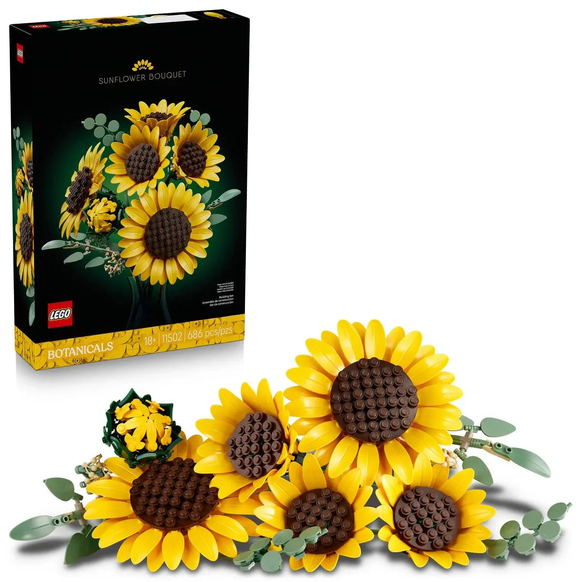 LEGO Botanicals Sunflower Bouquet Building Set 11502 