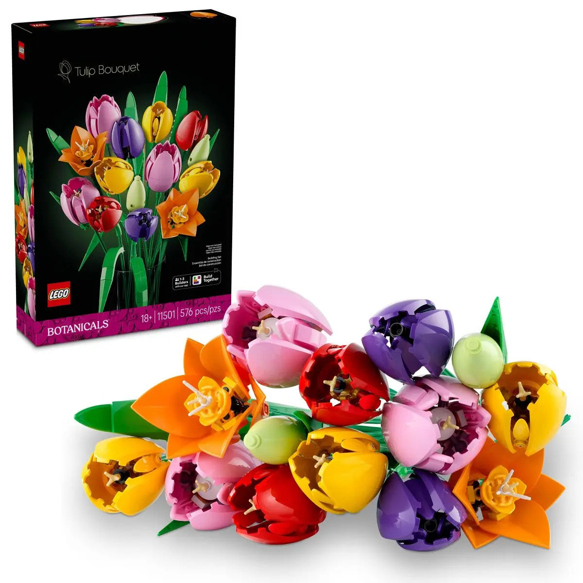 LEGO Botanicals Tulip Bouquet Flower Decor 11501 