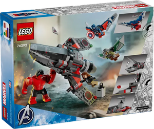 LEGO Captain America vs. Red Hulk Battle 