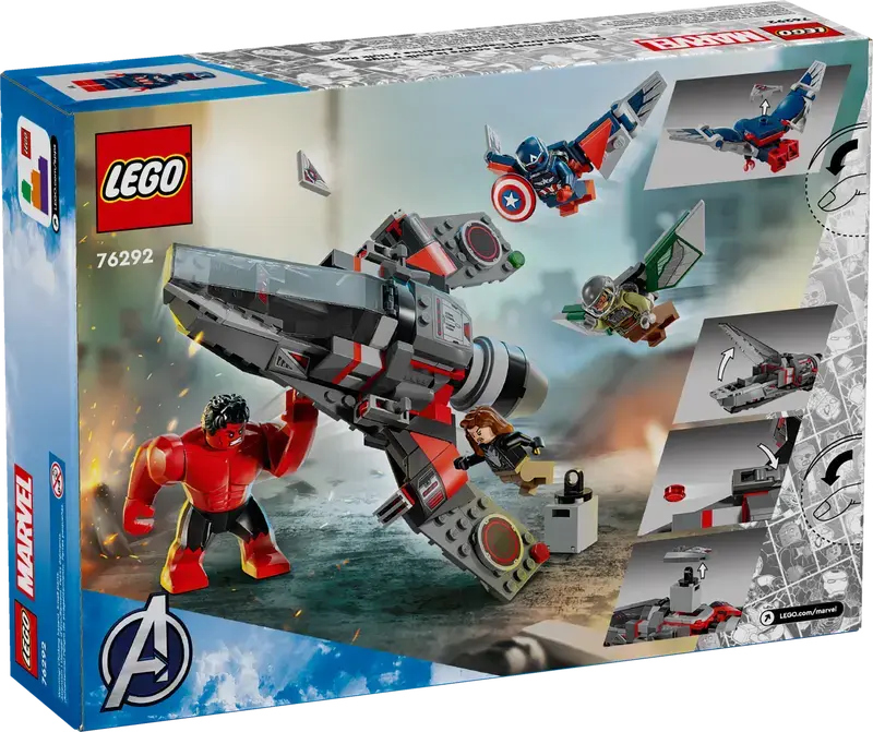 LEGO Captain America vs. Red Hulk Battle 