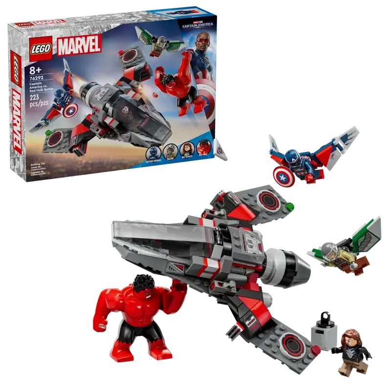 LEGO Captain America vs. Red Hulk Battle 