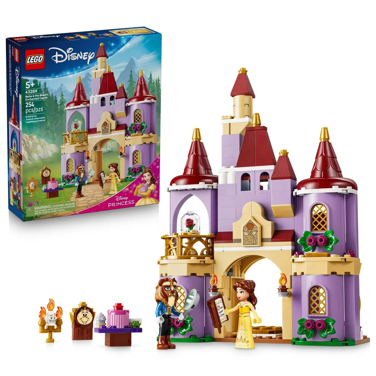 LEGO Disney Princess Belle & the Beast’s Enchanted Castle 43289 