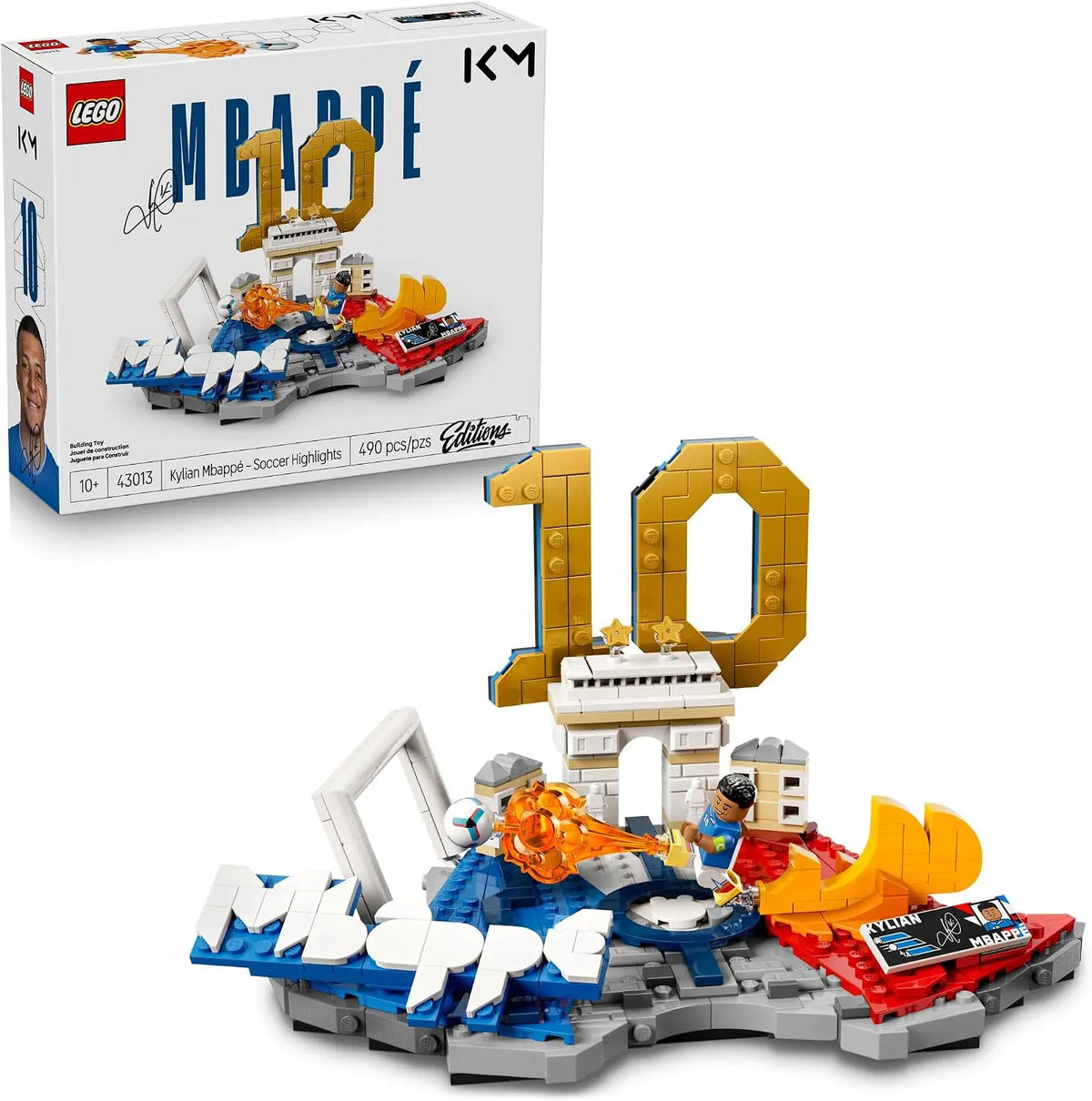 LEGO Editions Kylian Mbappe Soccer Highlights 43013 