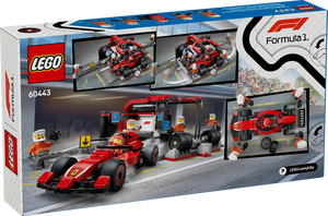 LEGO F1® Pit Stop & Pit Crew with Ferrari Car 