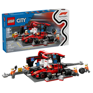 LEGO F1® Pit Stop & Pit Crew with Ferrari Car 