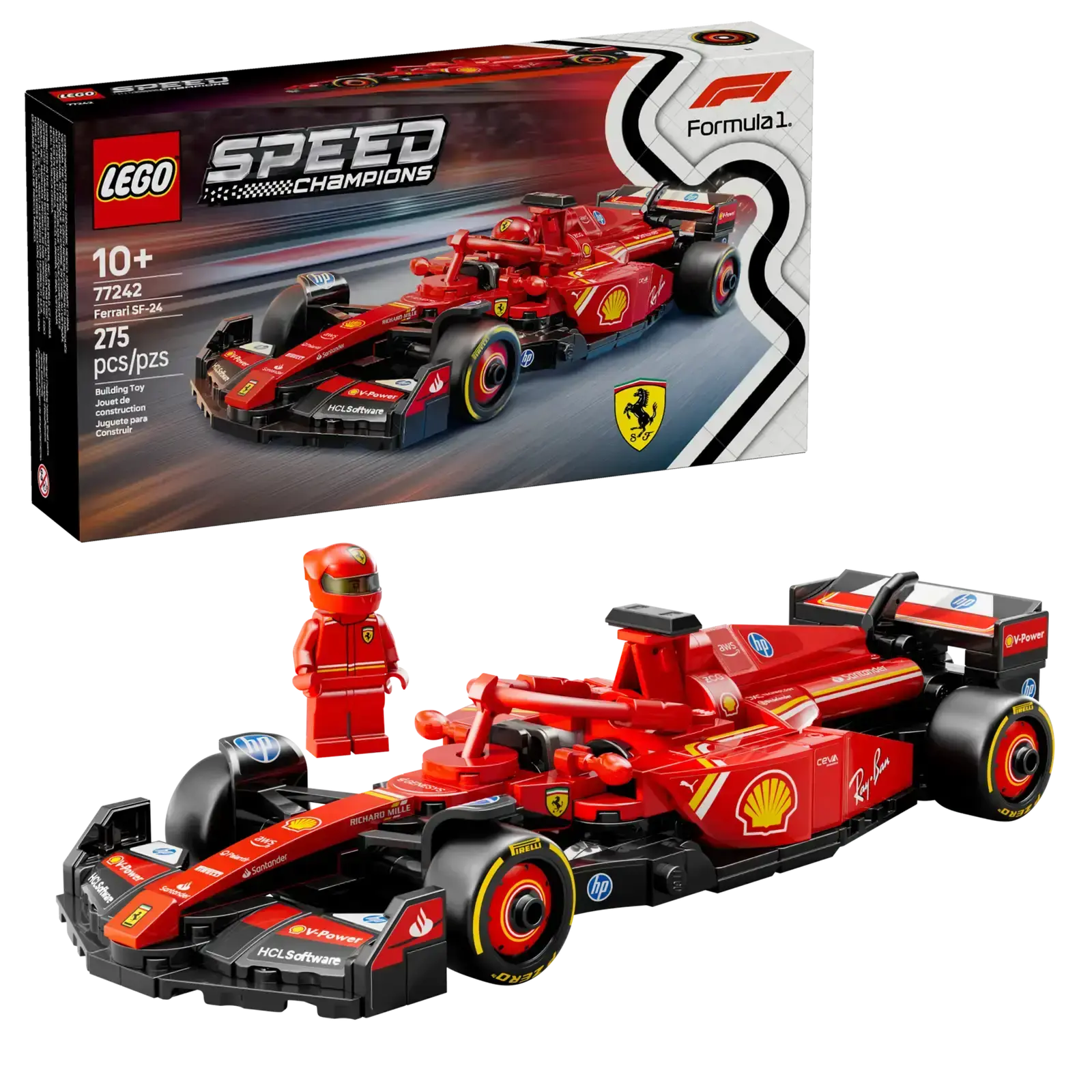 LEGO Formula 1 Ferrari SF-24 Race Car 