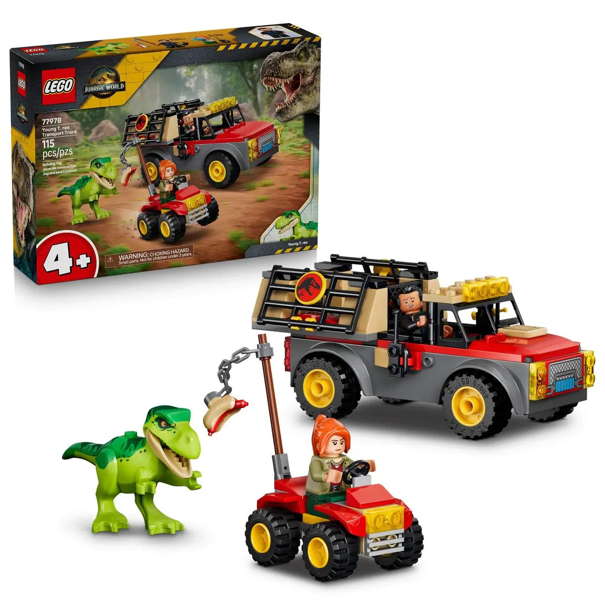 LEGO Jurassic World Young T. rex Transport Truck 77978 